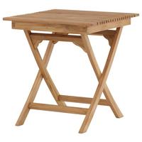 Gartentisch Klappbar Ghana Teakholz L 70 Cm - Teakfarben, KONVENTIONELL, Holz (70/70/75cm) - Gardenson