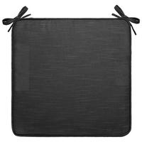 PODSEDÁK Petti, 45/45/4cm, černá - černá, Moderní, textil (45/45/4cm) - Mömax