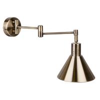 WANDLEUCHTE 21-41210 - Platinfarben, Basics, Metall (37.5/14/17cm)