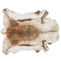 UMĚLÁ KOŽEŠINA Rudolf, 90/110cm, hnědá - hnědá, Moderní, kožešina/textil (90/110cm) - Modern Living