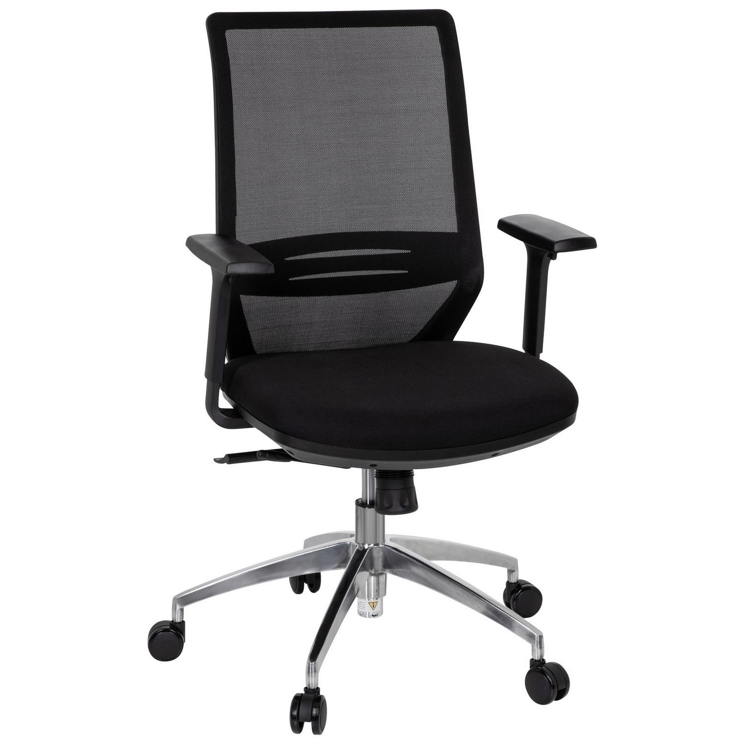 Drehstuhl Profondo Schwarz 60x110x61 cm