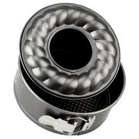 Springform Riccarda Rund DxH: 18x7 cm Antihaftbeschichtet - Grau, ROMANTIK / LANDHAUS, Metall (18/7cm) - James Wood