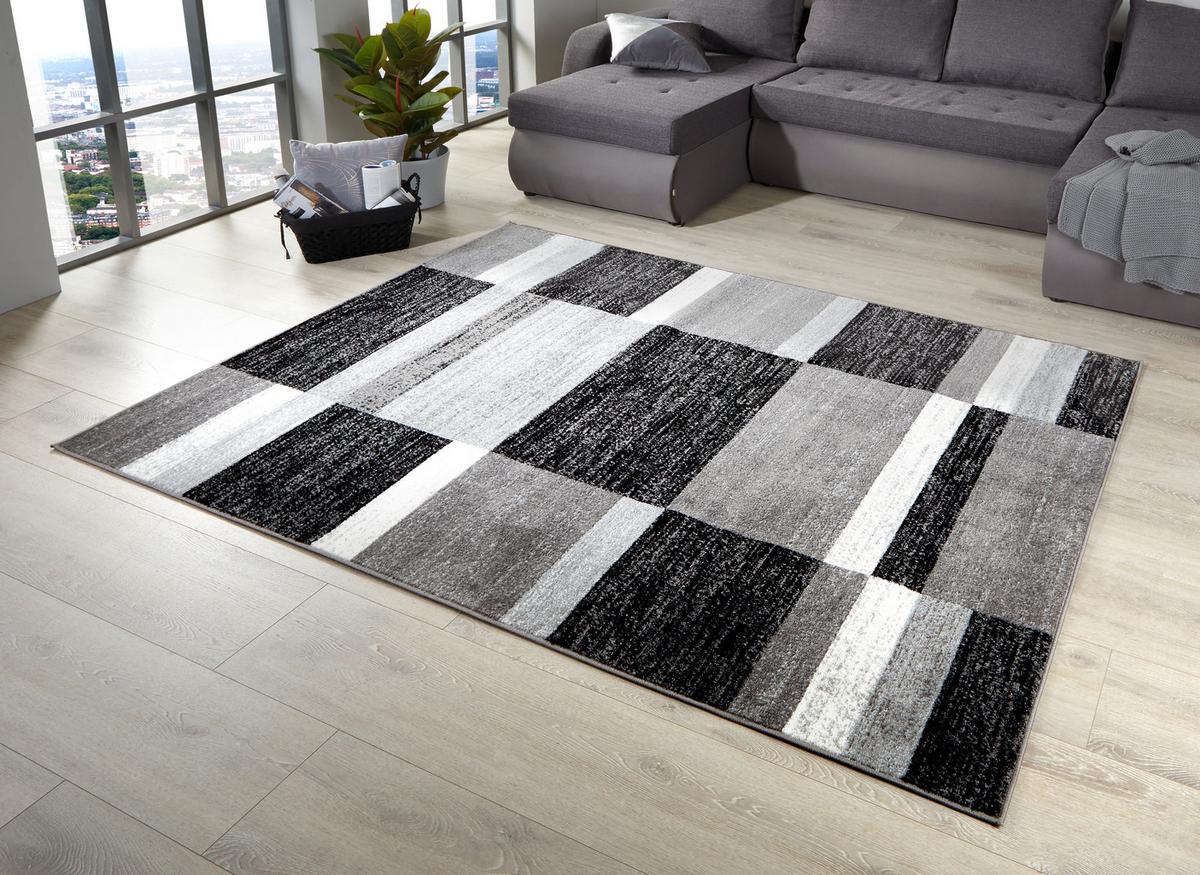Webteppich Grau Stephanie 200x290 cm - Grau, MODERN, Textil (200/290cm) - James Wood