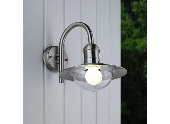 Vonkajšie Svietidlo Enzo - farby ušľachtilej ocele, Moderný, kov/plast (24/30cm) - Mömax modern living Vonkajšie Svietidlo Enzo - farby ušľachtilej ocele, Moderný, kov/plast (24/30cm) - Mömax modern living