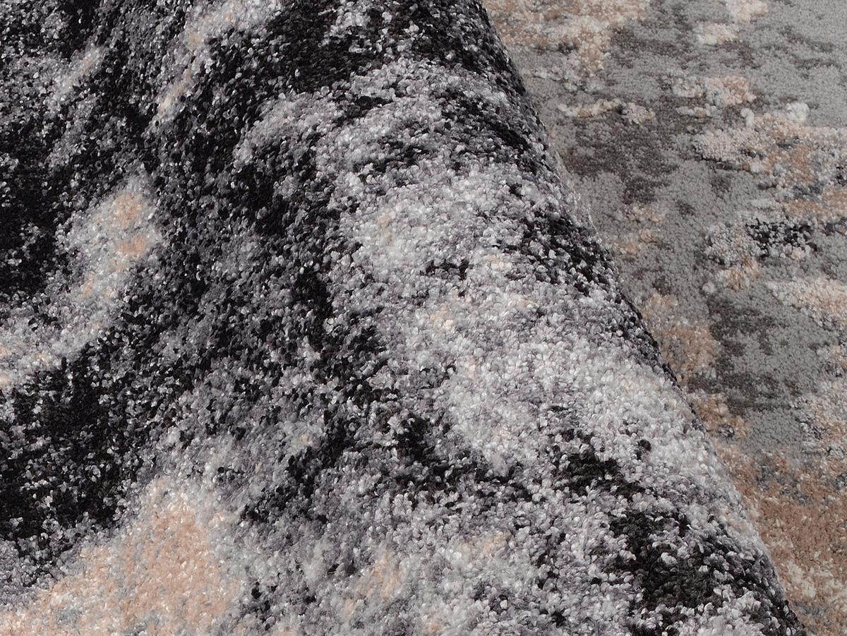 Vintage-Teppich Hellgrau Timeline 240x290 cm - Hellgrau, Design, Textil (240/290cm) - Novel