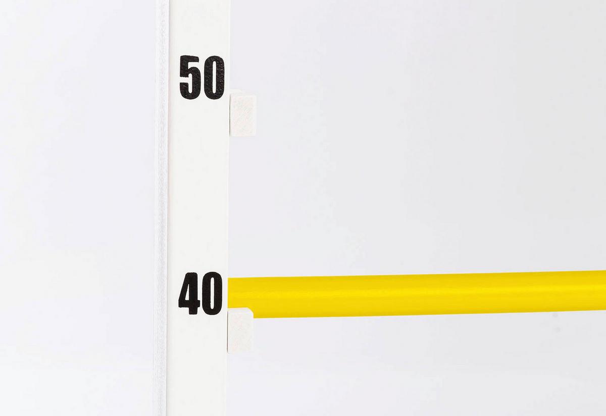 Hindernisparcour Hoppe - Gelb, Basics, Holz (92/67/50cm) - Pinolino