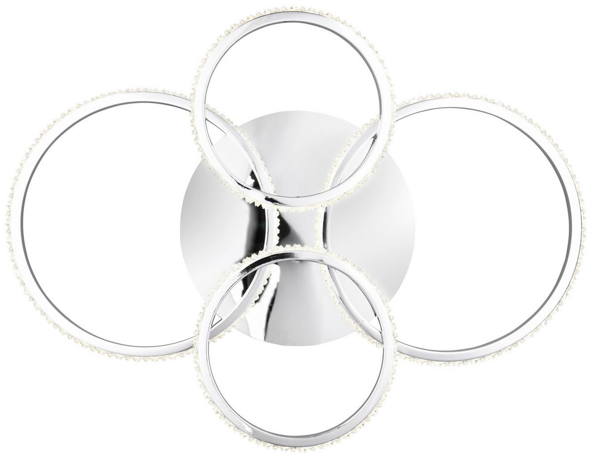 Led-deckenleuchte R67364106  Cires - Chromfarben, Design, Metall (65,5/8,5cm)