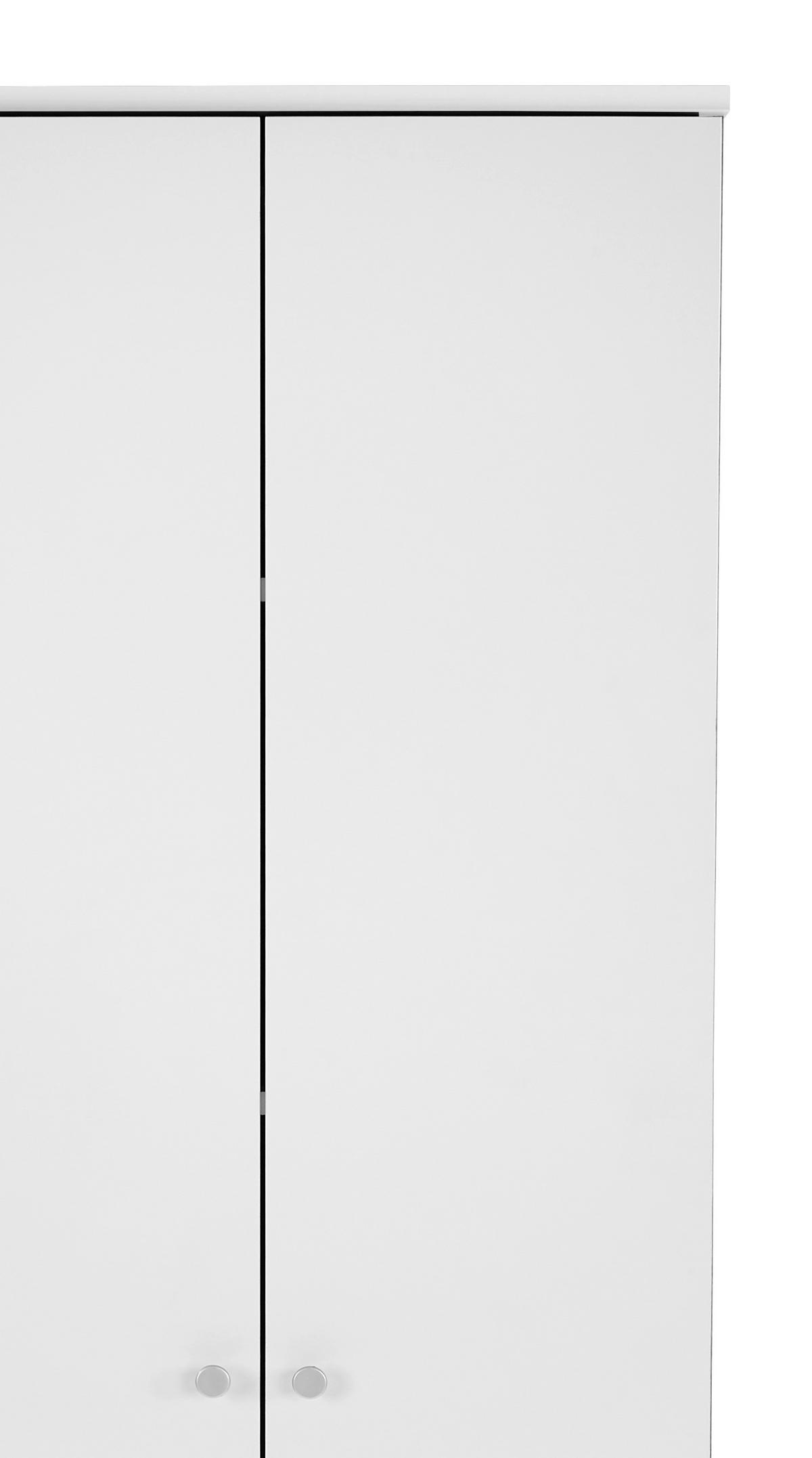Schuhschrank Weiß B: 62,4 cm - Weiß, MODERN (62,4/178,6/35,4cm)