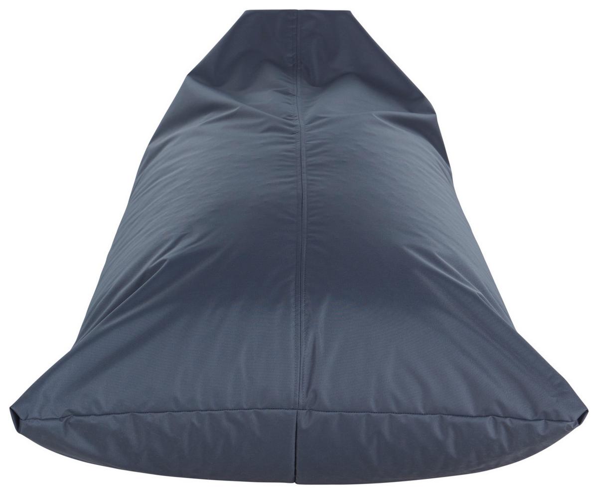 Sitzsack Relax Lounger Joker Graphit, Polystyrol-Füllung - Graphitfarben, Basics, Textil (130/40/170cm) - Ondega