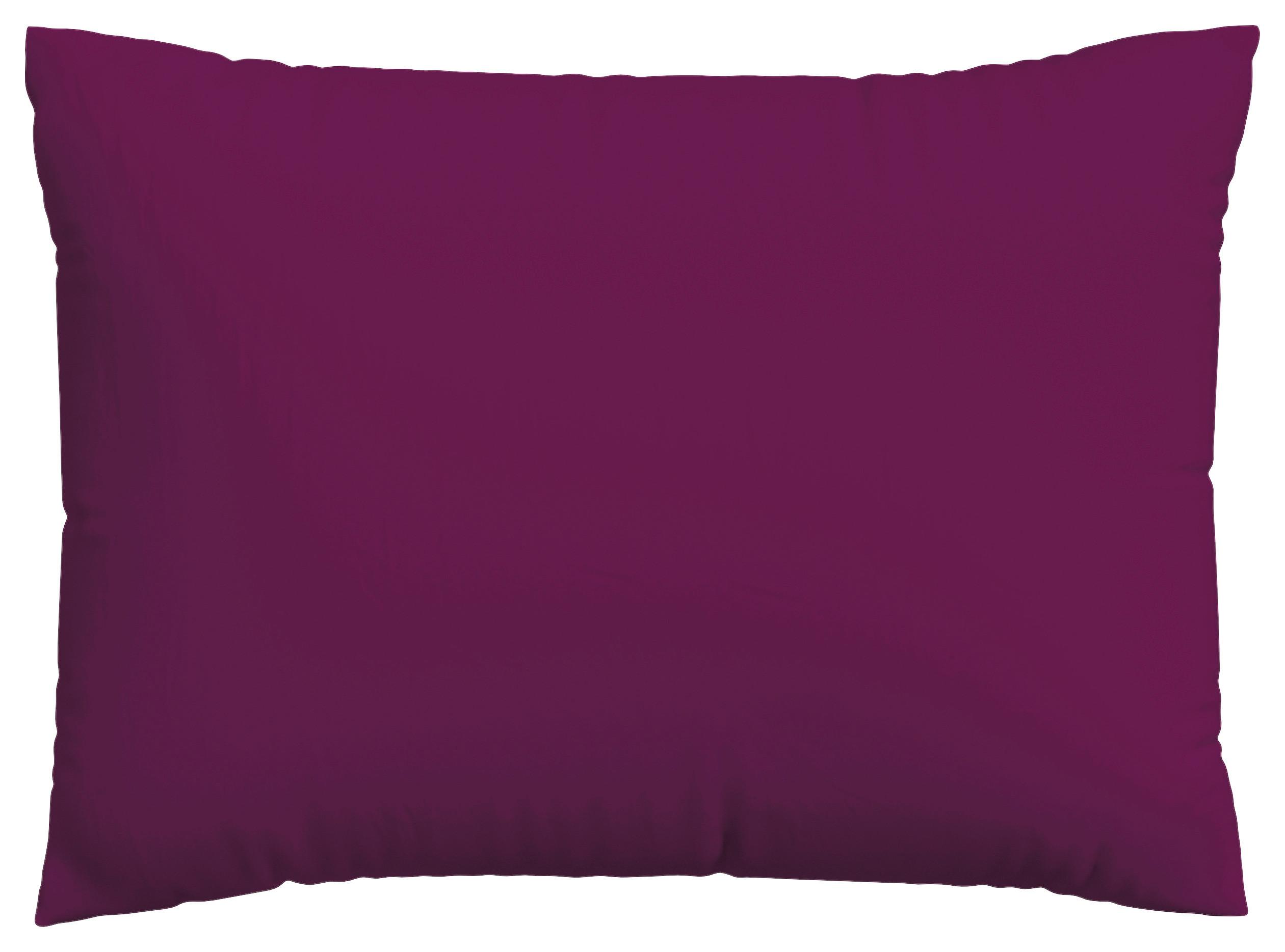 KOPFPOLSTERBEZUG KNITTED JERSEY - Violett, Basics, Textil (60/80cm) - Schlafgut