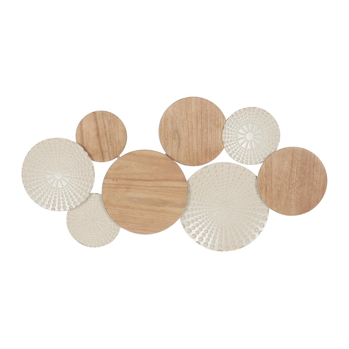 Wanddeko Lilly - Beige/Naturfarben, KONVENTIONELL, Holz/Holzwerkstoff (89/46cm) - Luca Bessoni