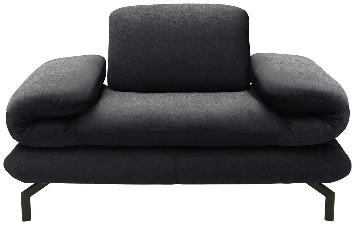Sessel Looks Xiii - Anthrazit/Schwarz, Design, Textil (139/83/98cm) - LOOKS by W.Joop
