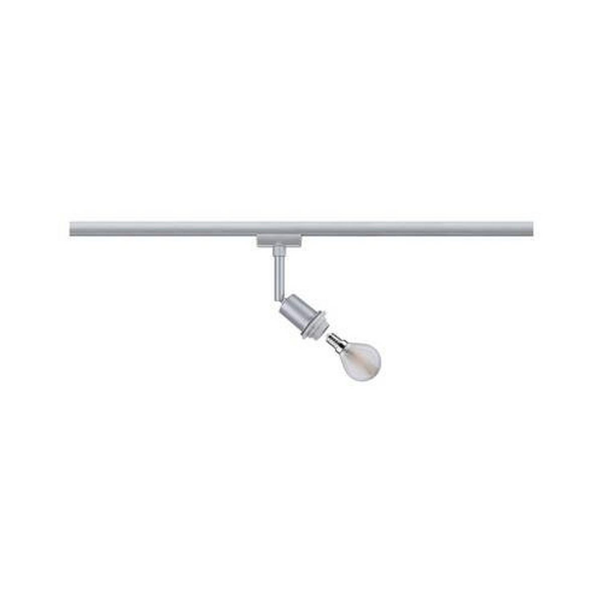 Schienensystem Urail Einzelspot 96968 Chromfarben - Chromfarben, Basics, Kunststoff/Metall (4,4/16,3cm) - Paulmann
