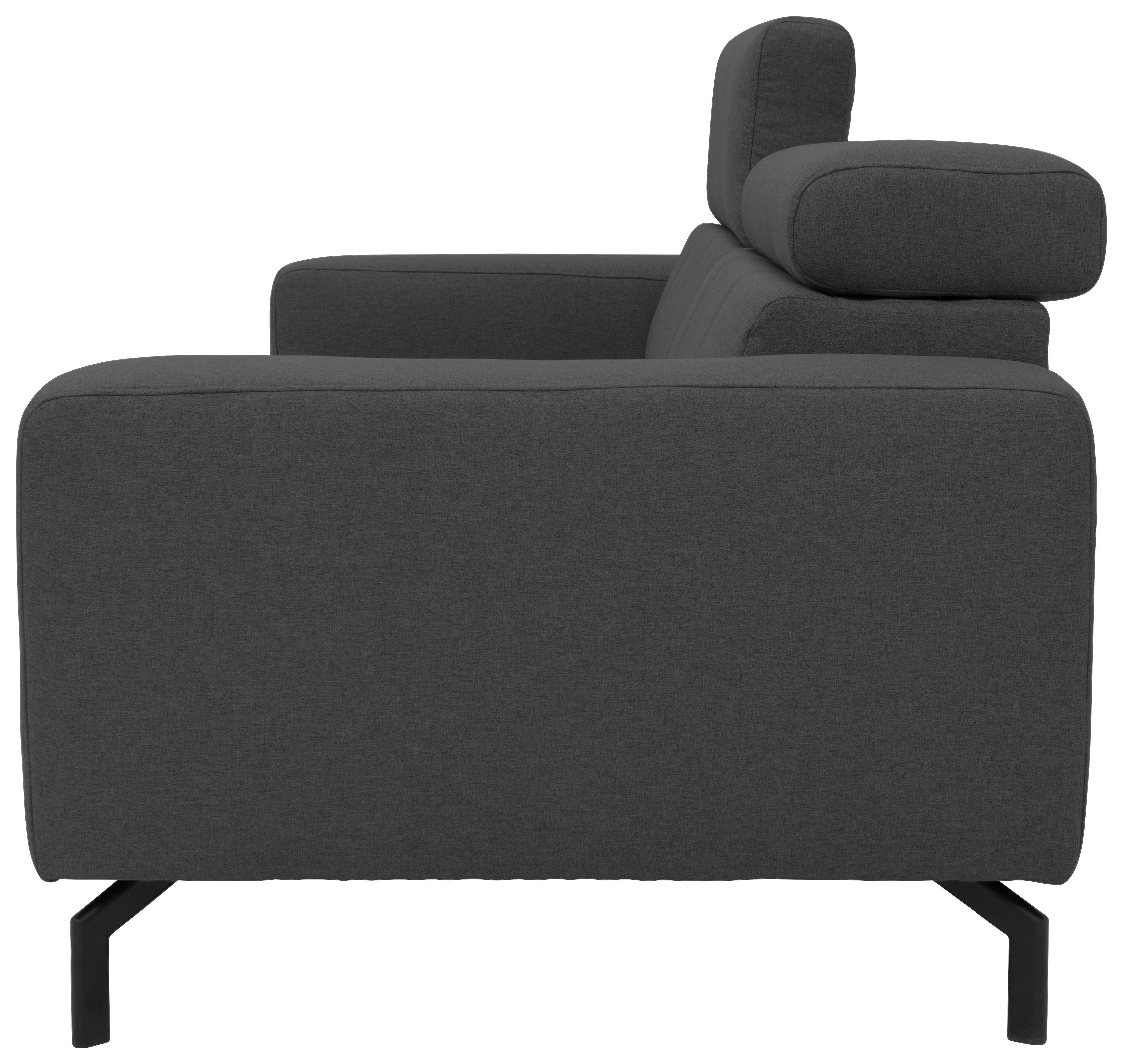 3-Sitzer-Sofa Kopfteil verstellbar Cunelli Grau