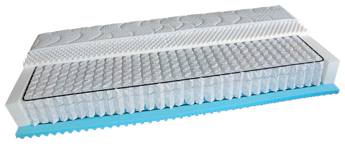 Taštič. matrace EXKLUSIV PLUS H2/ H3, 90x200cm - bílá, textil (90/200cm) - Primatex