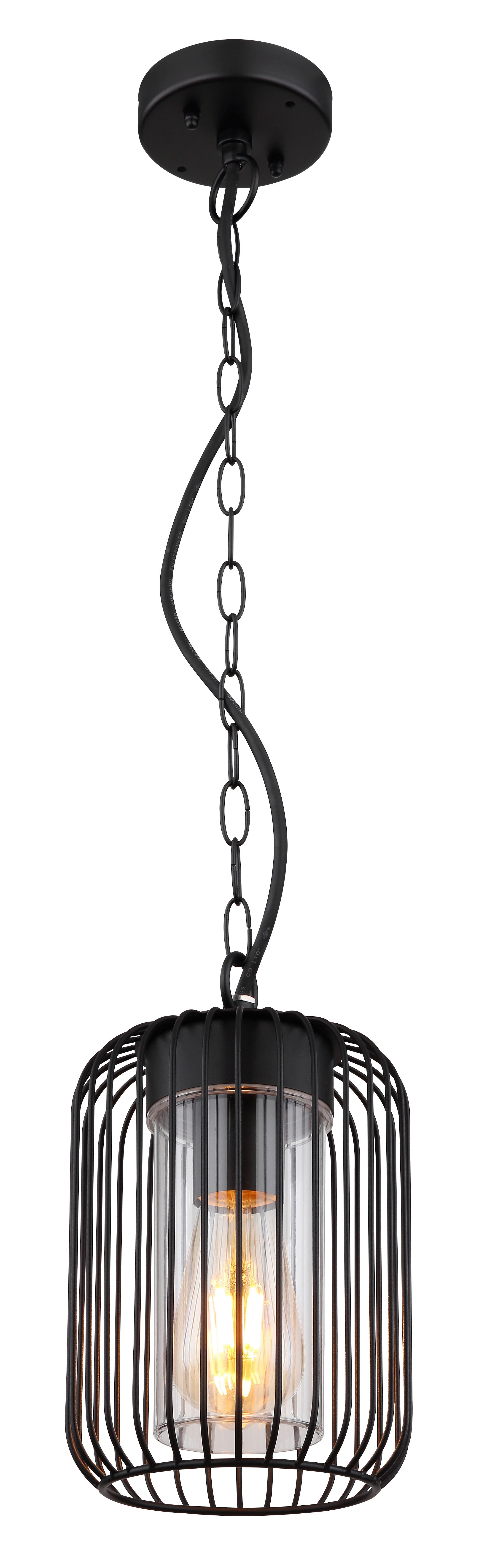 Außenleuchte 31985h Ip 44 - Klar/Schwarz, Design, Kunststoff/Metall (16/75,5cm) - Globo