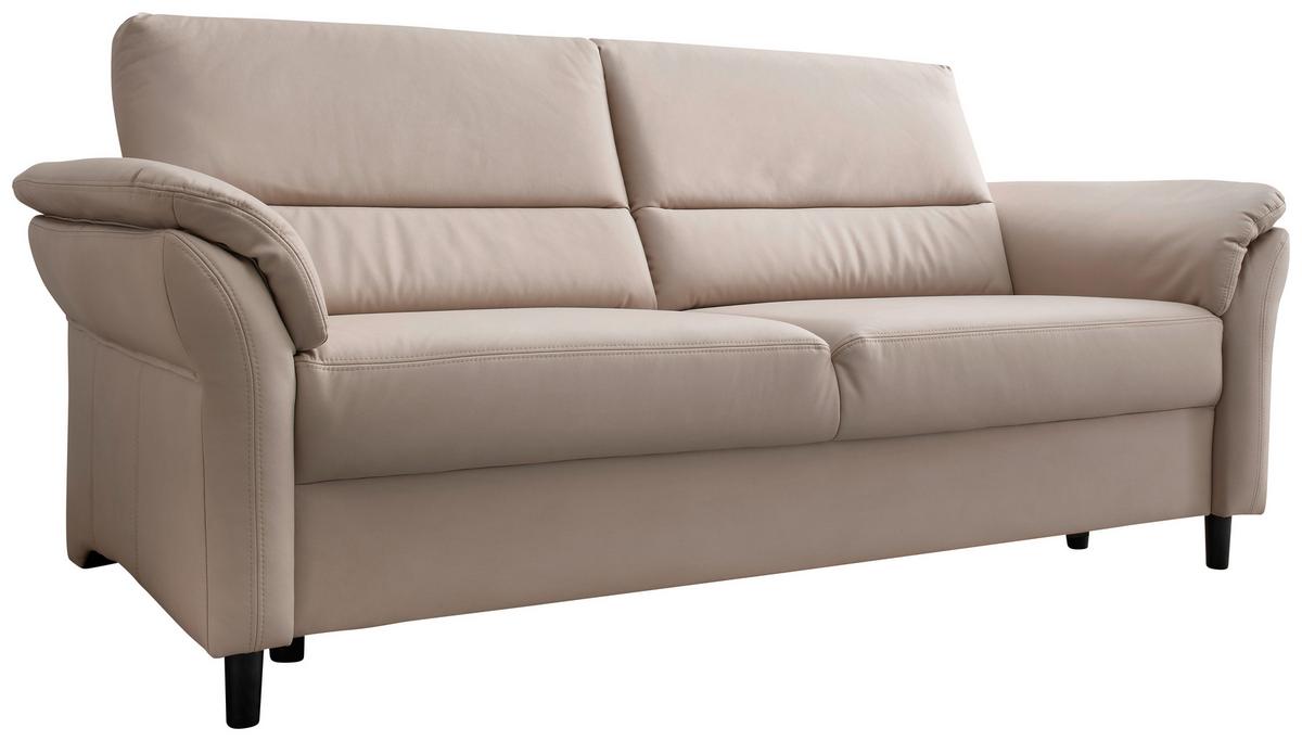 3-Sitzer-Sofa Cavoli, Beige B: 192 cm - Beige/Schwarz, MODERN, Textil (192/90/89cm) - Livetastic