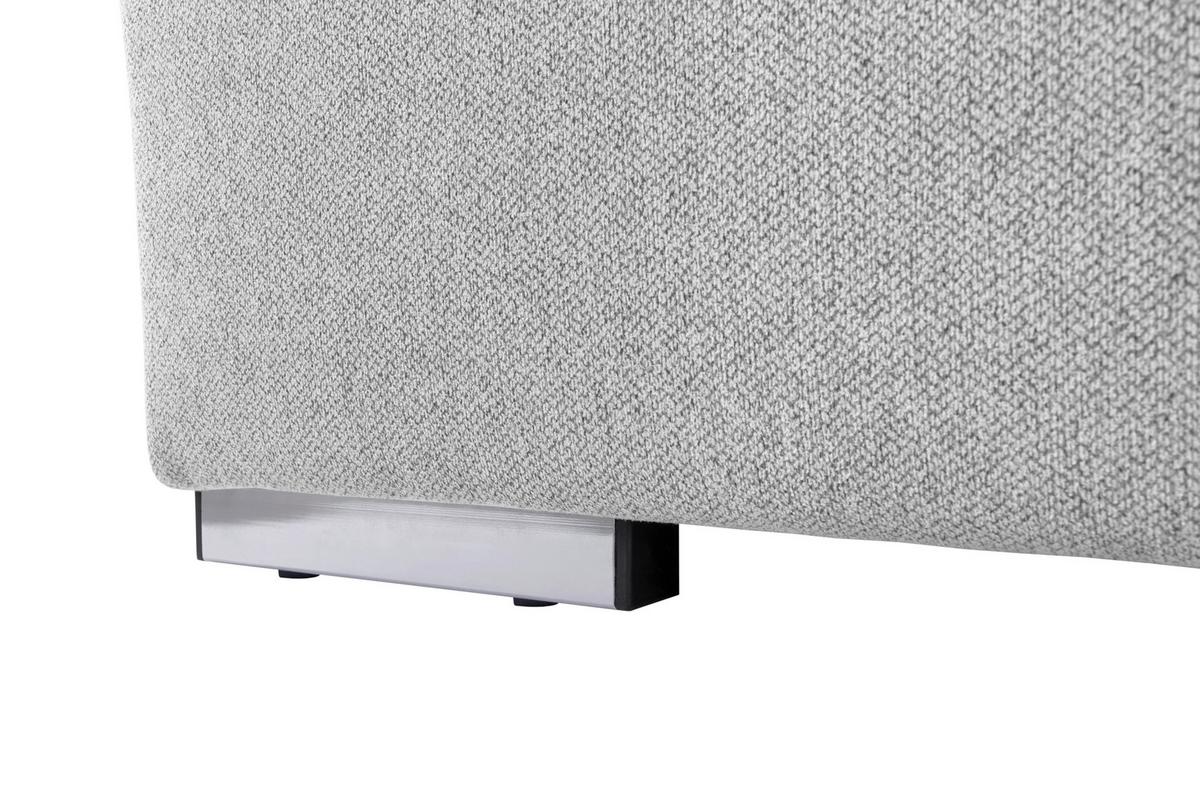 Wohnlandschaft Ramzes Hellgrau U: 173x328x215 cm - Hellgrau/Grau, Design, Textil (173/328/215cm) - MID.YOU