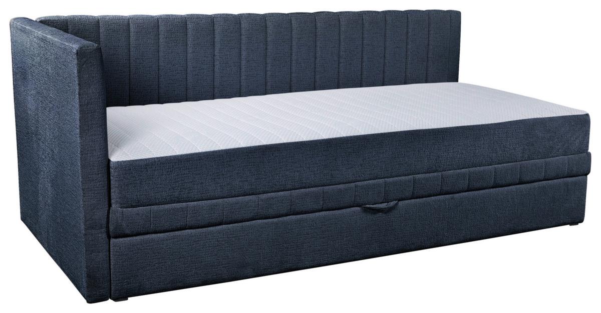 Schlafsofa Roma, Schwarz B: 212 Cm - Schwarz, Design, Holz/Holzwerkstoff (212/83/99cm) - MID.YOU