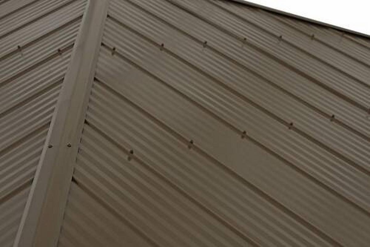 Pavillon Devon 366x366cm Wetterfest - Bronzefarben/Mokka, Basics, Holz/Metall (366/320/366cm)