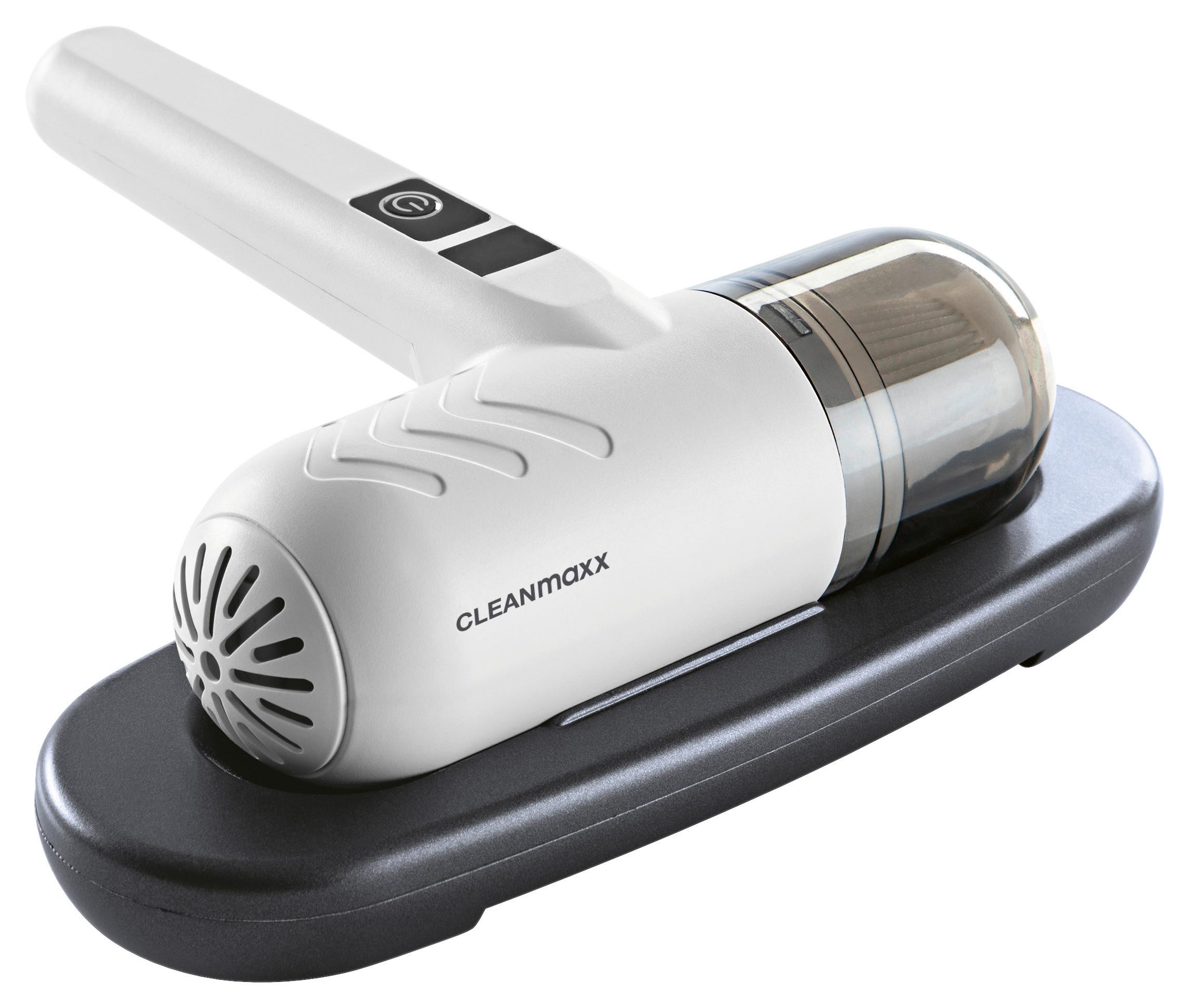 Milbensauger Akku Milbenhandstaubsauger - Weiß/Grau, Basics, Kunststoff (21/17,5/7cm)