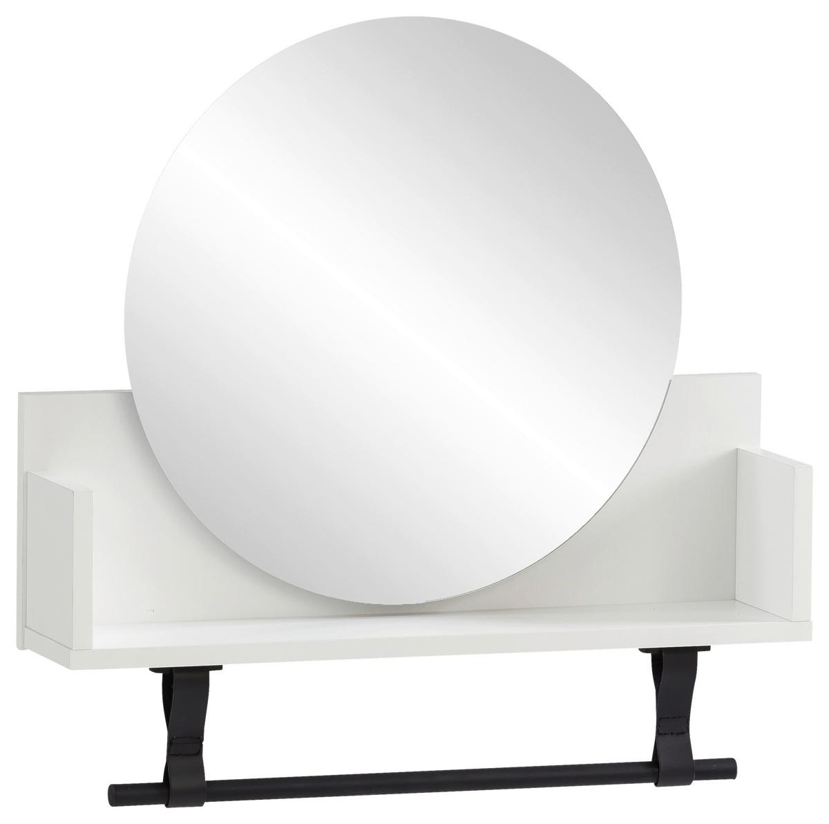 Wandregal Ella Weiß B: 59,8 - Beige/Weiß, Design, Holzwerkstoff (59,8/315/135cm) - MID.YOU