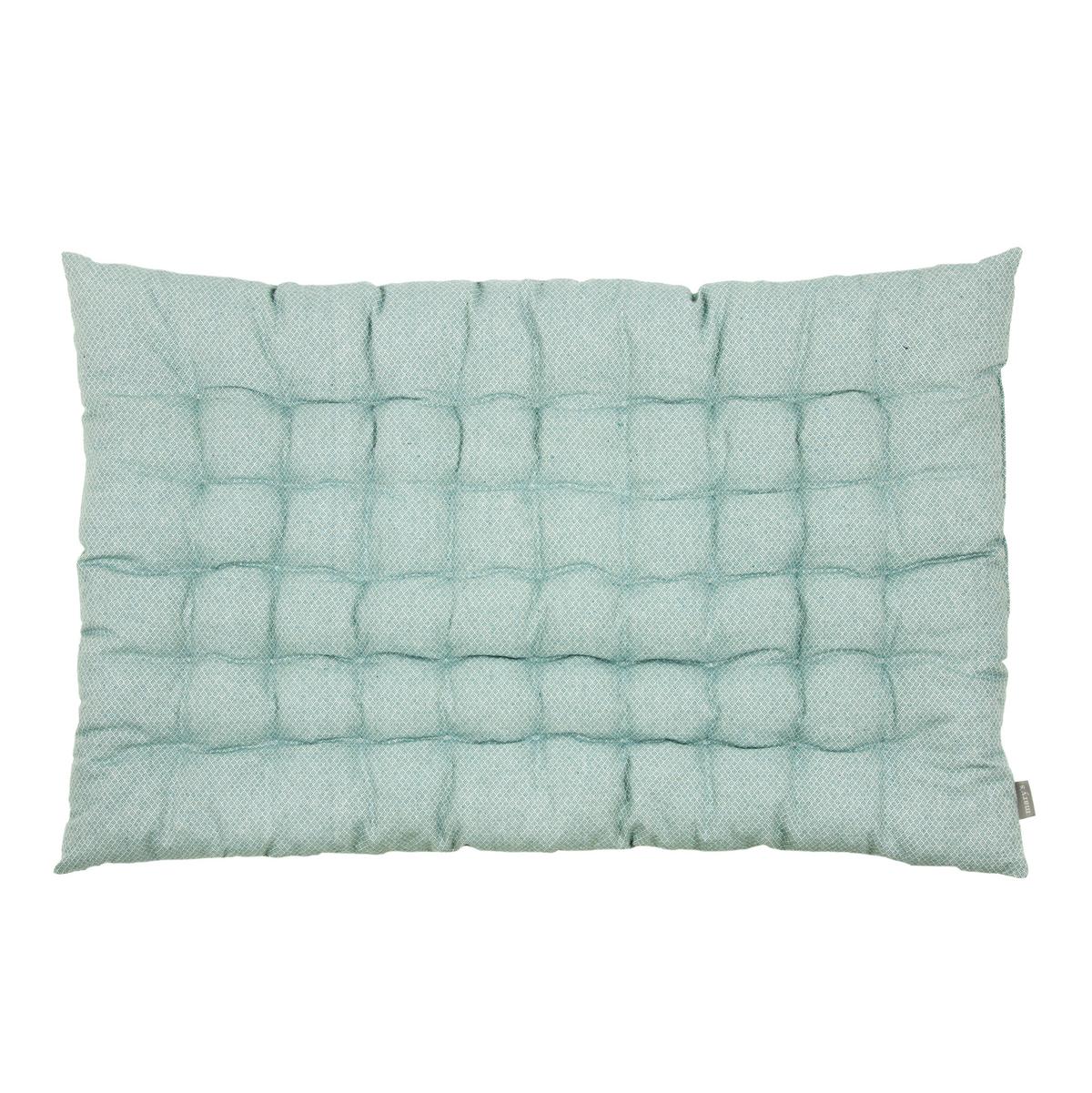 POLŠTÁŘ NA BOX DOBBY - tyrkysová, textil (60/100/7cm)