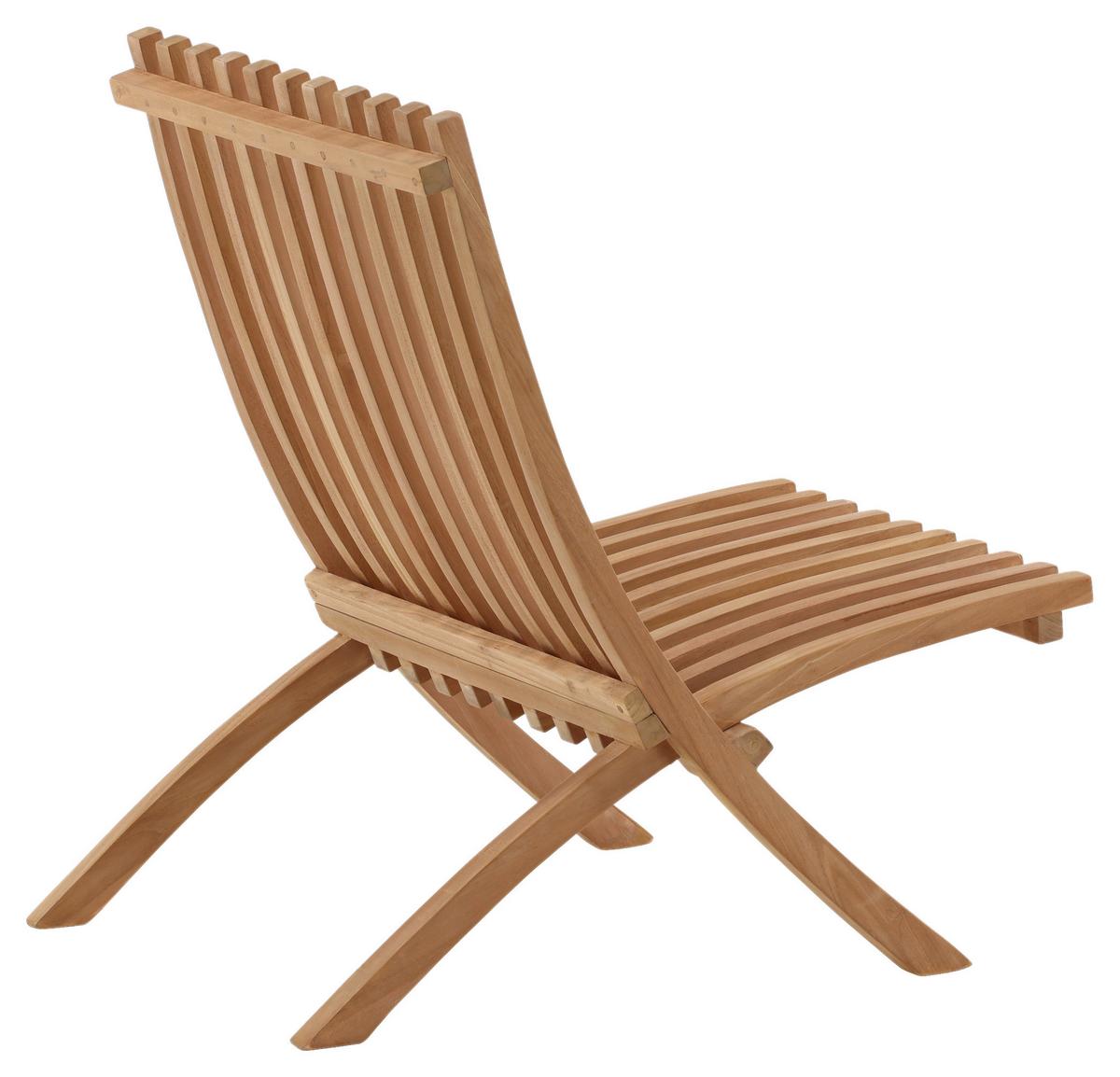 Loungesessel 2er-set Kenya Aus Holz - Teakfarben, KONVENTIONELL, Holz (73/85/63cm) - Gardenson
