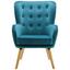 Kreslo Cooper - petrolejová, Moderný, drevo/textil (69/95/76cm) - Modern Living Kreslo Cooper - petrolejová, Moderný, drevo/textil (69/95/76cm) - Modern Living