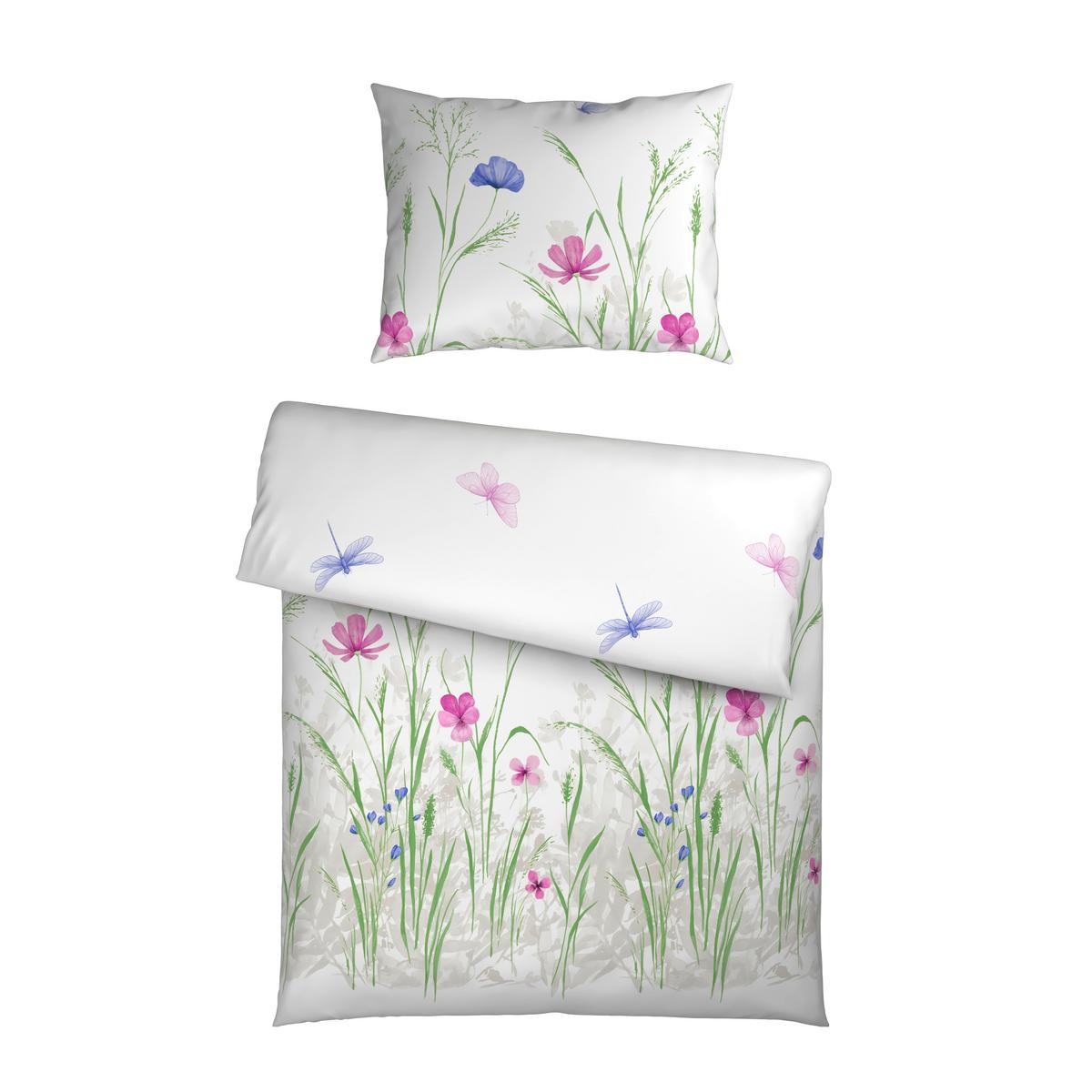 Bettwäsche Eileen - Weiß, ROMANTIK / LANDHAUS, Textil - James Wood