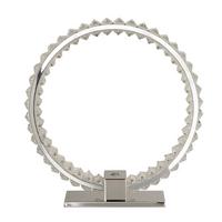 LED-Tischleuchte Hoop Chromfarben B: 10 cm - Chromfarben, LIFESTYLE, Glas/Metall (35/10/38cm)
