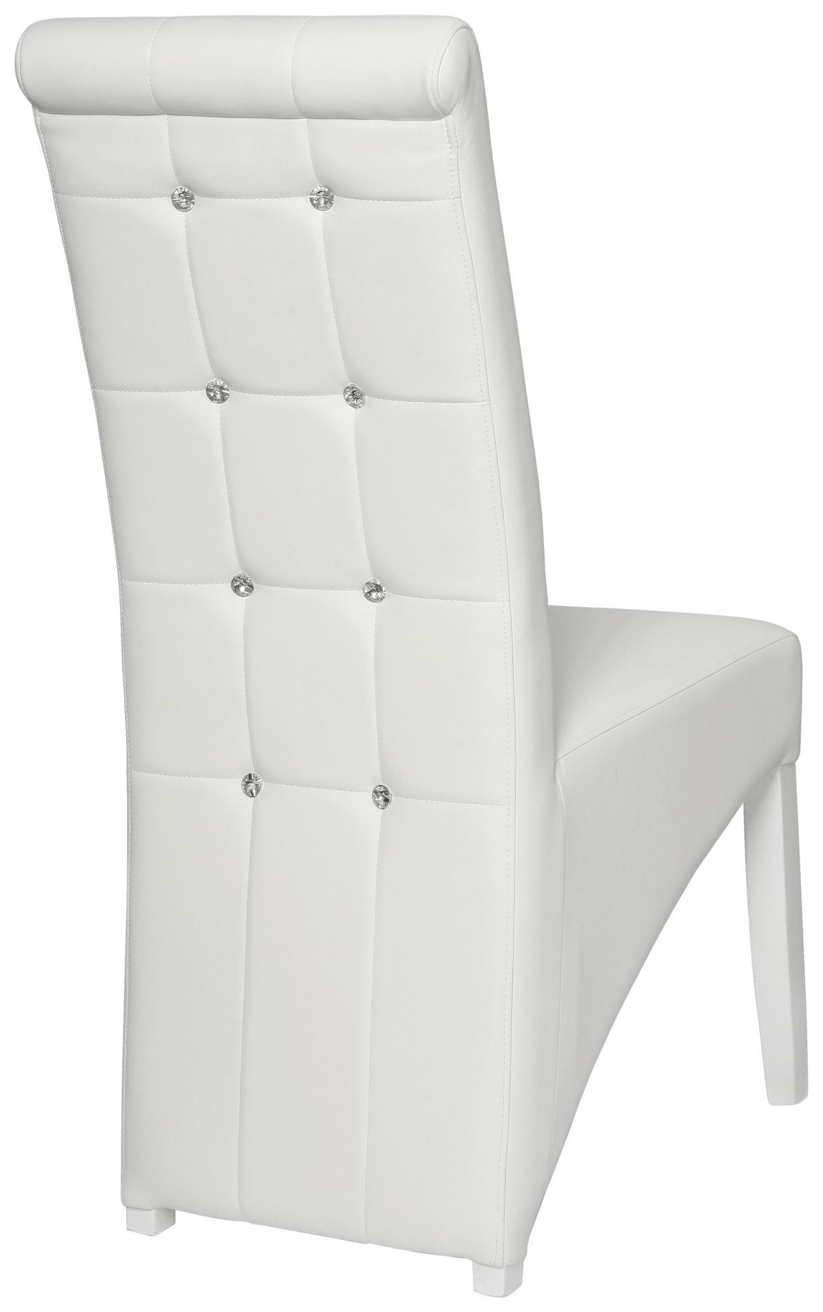 Négylábú Szék Marilyn - fehér, Konventionell, fa (47/105/66cm)
