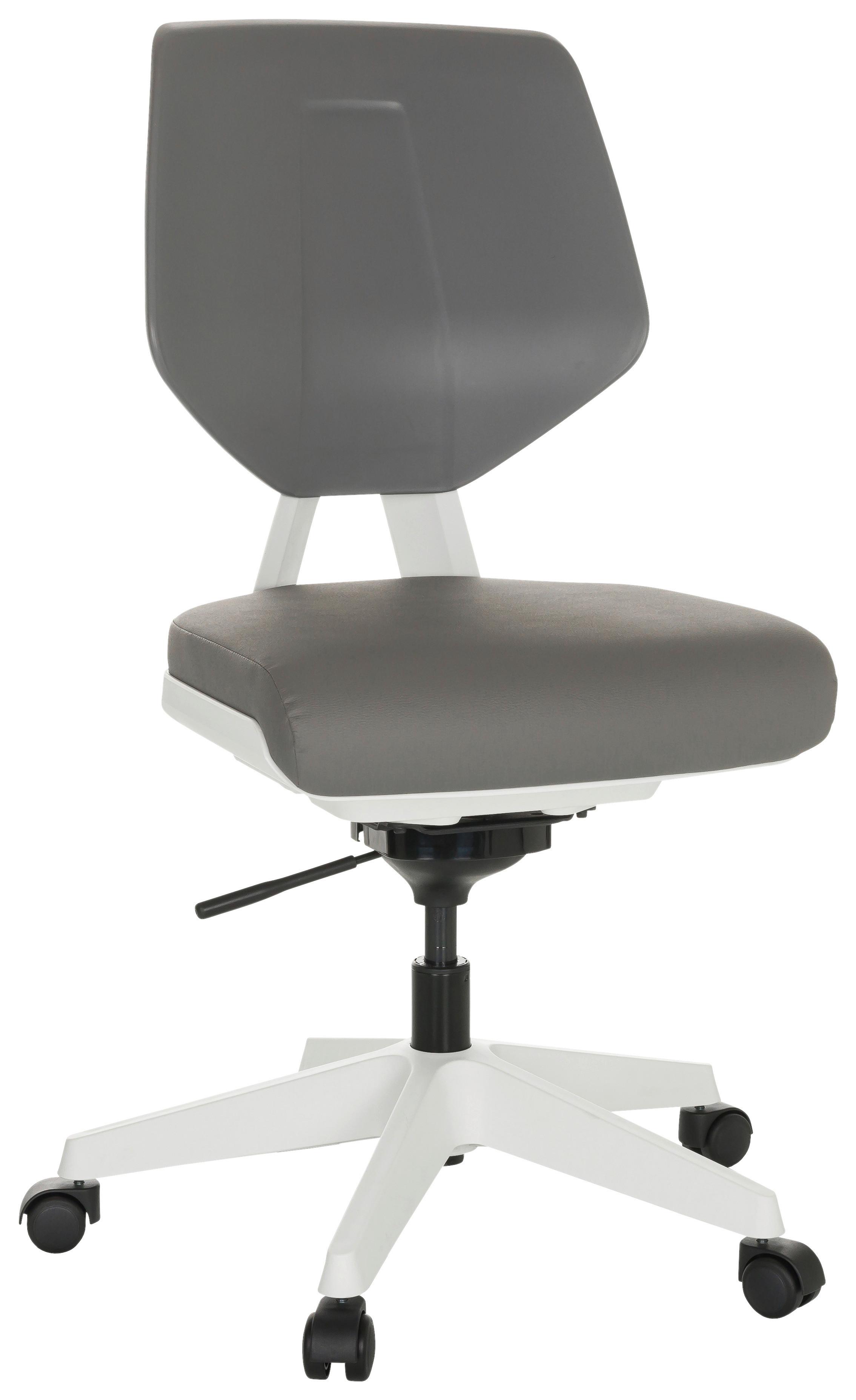 Bürostuhl Move Work Grau - Grau, Basics, Kunststoff/Textil (59/95/59cm) - MID.YOU