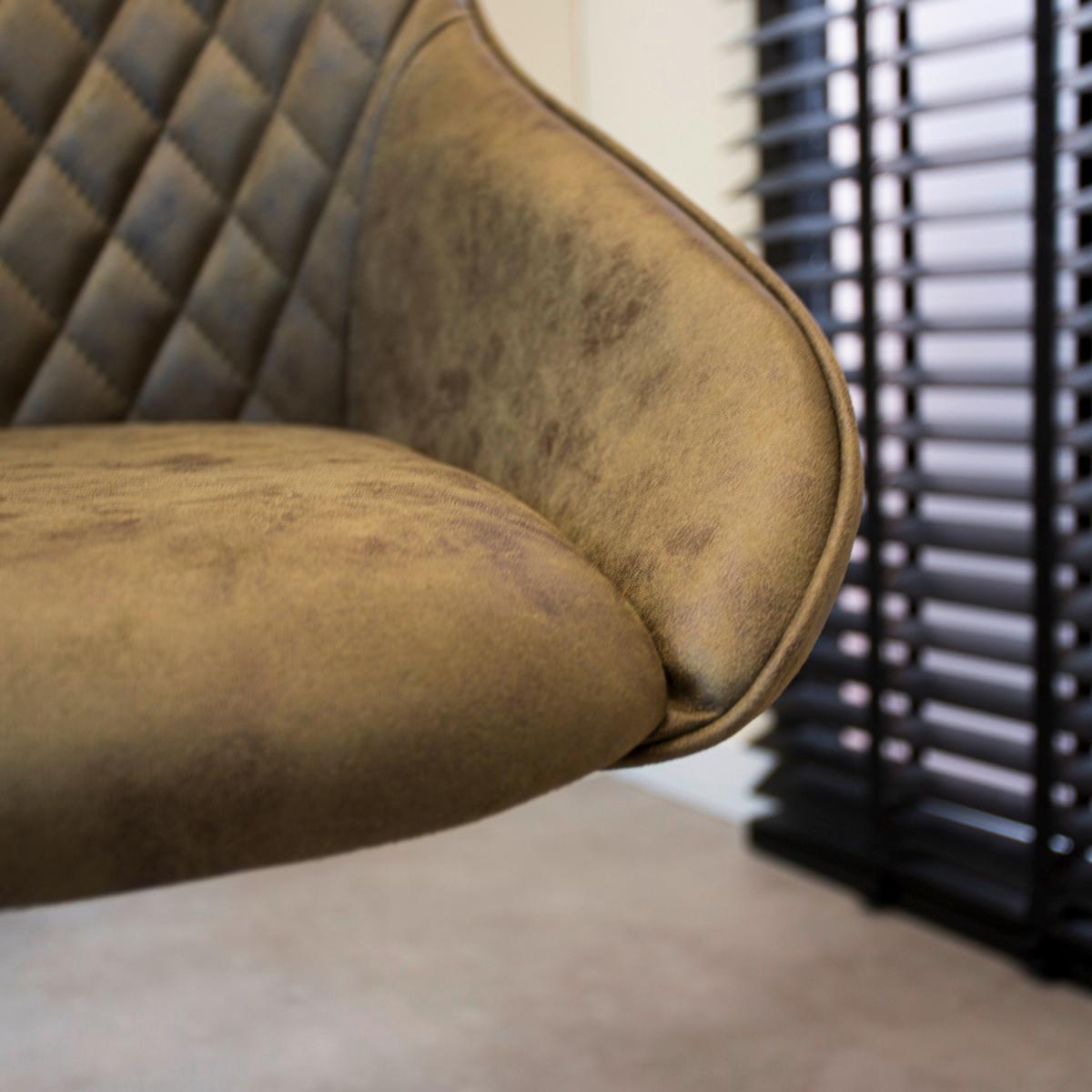 Drehstuhl Kayne Grün B: 60cm - Grün, MODERN, Kunststoff/Textil (60/84/64,5cm) - MID.YOU