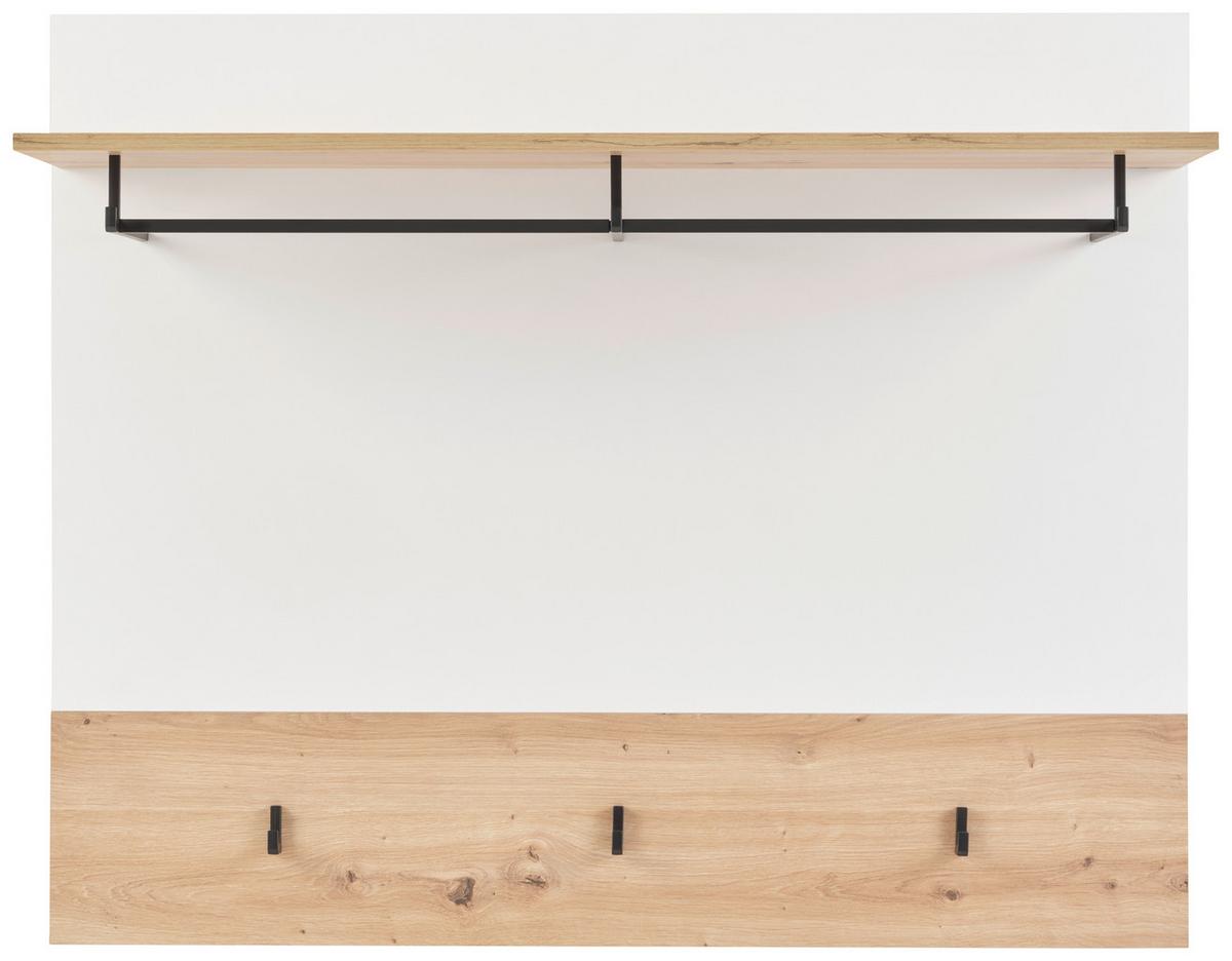 Garderobe Tonale 3, B: 213 Cm Artisan Eiche Dekor/alpinweiss - Weiß/Eiche Artisan, KONVENTIONELL, Holzwerkstoff (213/207,4/40cm)