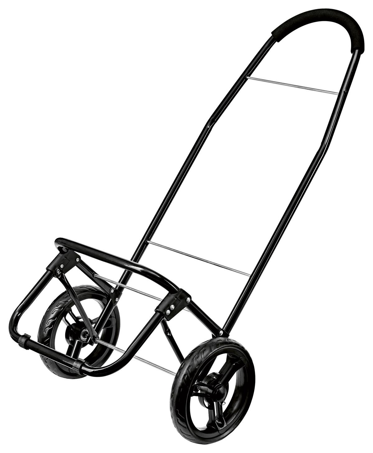 EINKAUFSTROLLEY EASYMAXX - Schwarz/Grau, Basics, Kunststoff/Metall (45/36/98cm) - EASYMAXX
