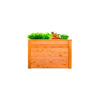 Hochbeet Hochbeet Lärche 100 - Lärchefarben, Basics, Holz (65/66/100cm)