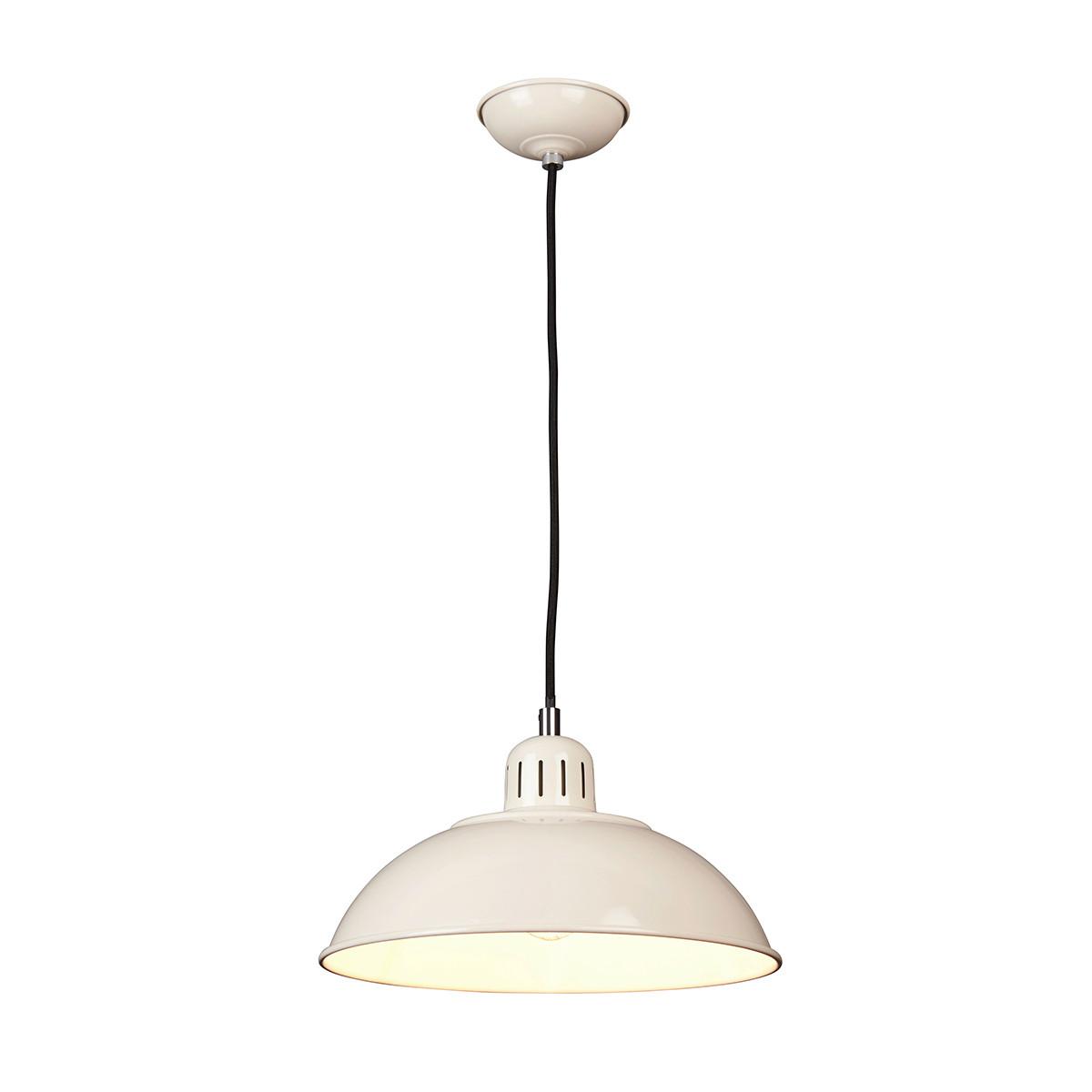 Hängeleuchte Franklin-P-Cr - Creme, Design, Metall (30/29.9cm) - Elstead Lighting