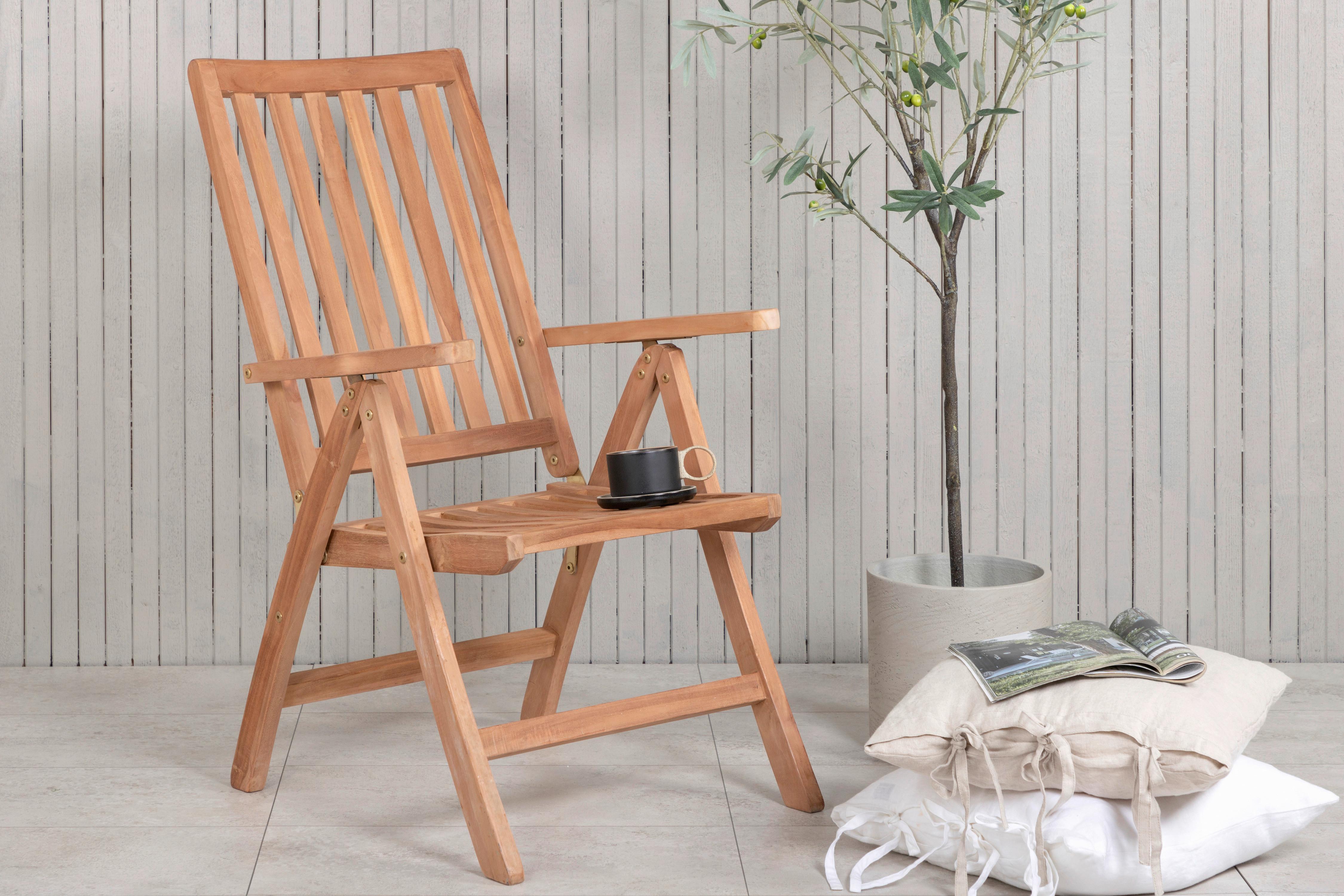Klappstuhl Kenya - Teakfarben, KONVENTIONELL, Holz (62/105/73cm) - Gardenson