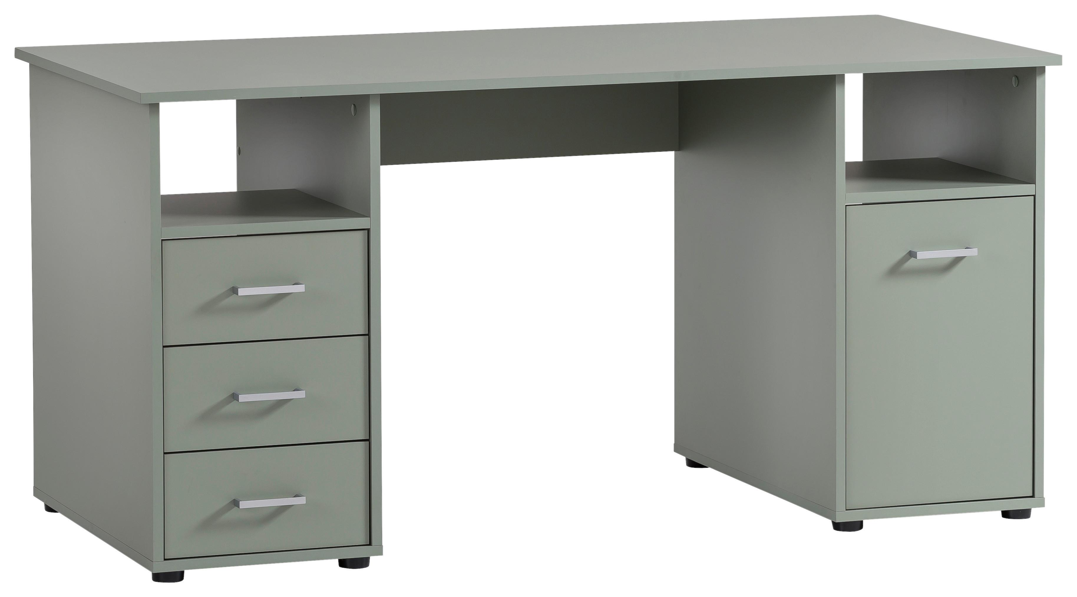 Schreibtisch Niels 1500 - Petrol/Schwarz, MODERN, Holzwerkstoff (150/70/70cm) - MID.YOU