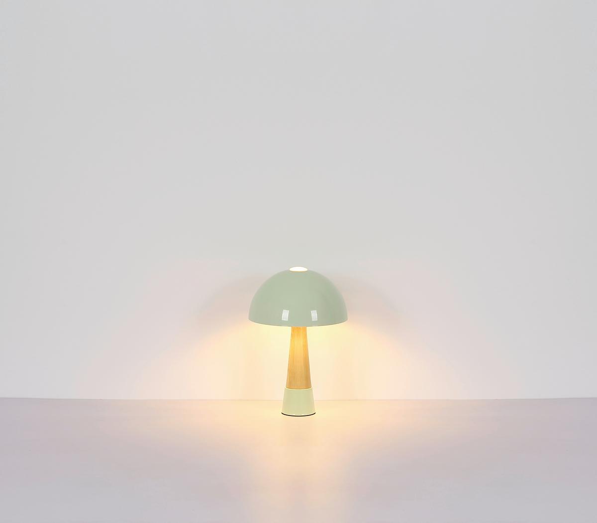 Tischleuchte Exkl. 1xe27, 40w - Schwarz/Grau, Design, Kunststoff/Metall (25/36.5cm) - Globo