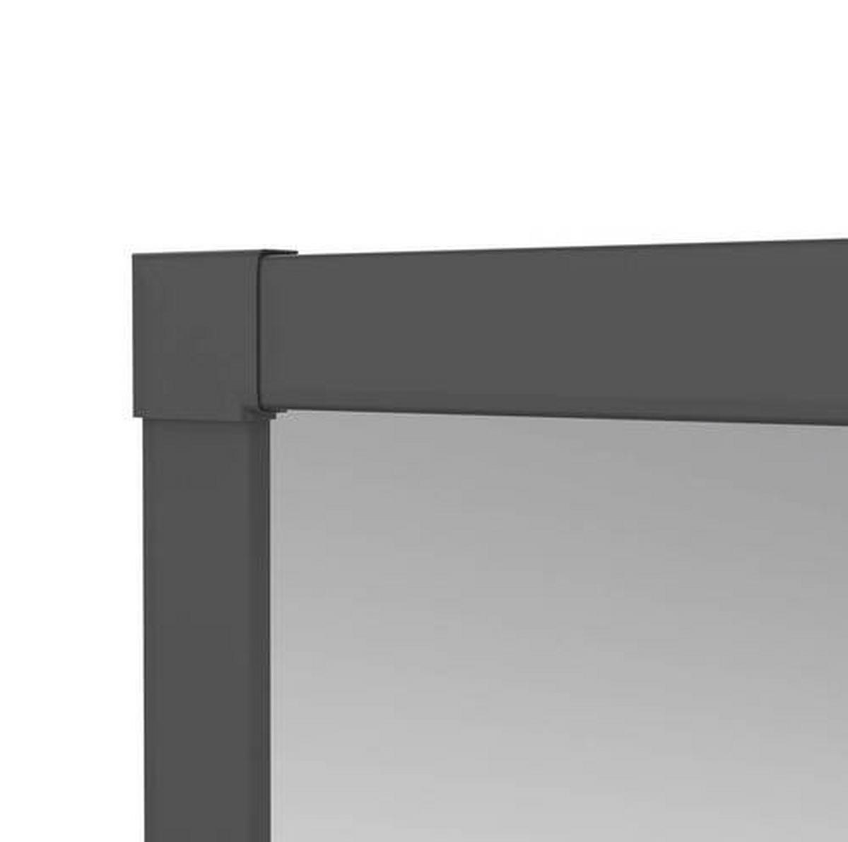 Fliegengitter Türe 100x210 cm Anthrazit - Anthrazit, Basics, Metall (100/210cm)