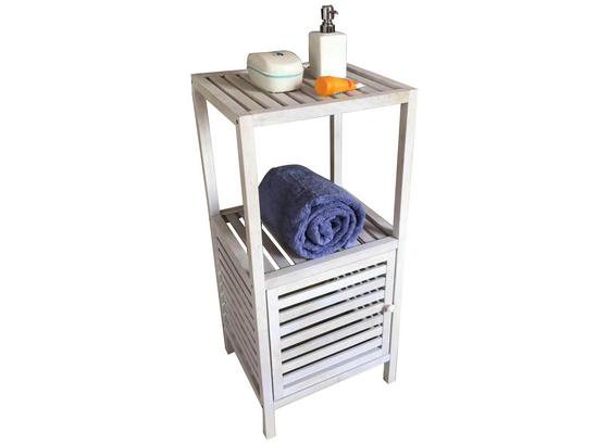 Badezimmerregal Classic B: 39,5 cm White Wash - Weiß, Basics, Holz (39,5/86/35,5cm) Badezimmerregal Classic B: 39,5 cm White Wash - Weiß, Basics, Holz (39,5/86/35,5cm)