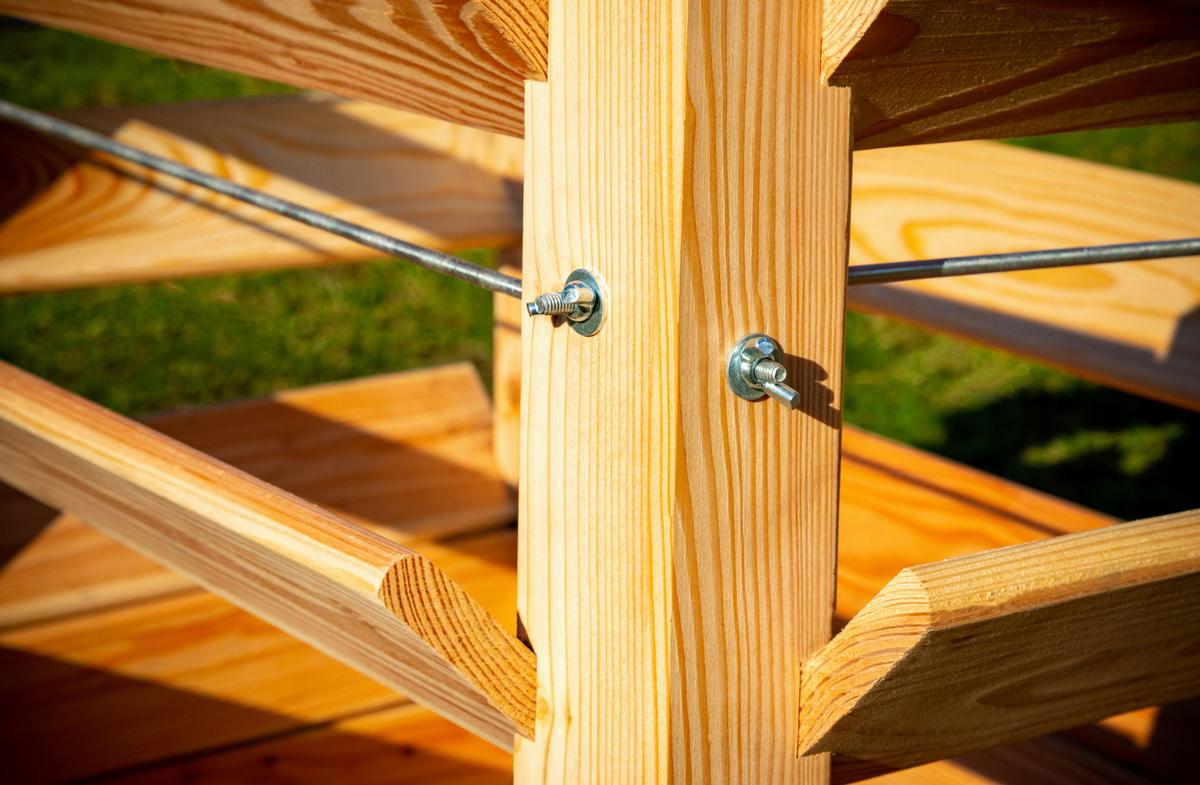 Hochbeet Echtholz Lärche 124x73x91 Cm Lärchefarben - Lärchefarben, Basics, Holz (124/73/91cm)
