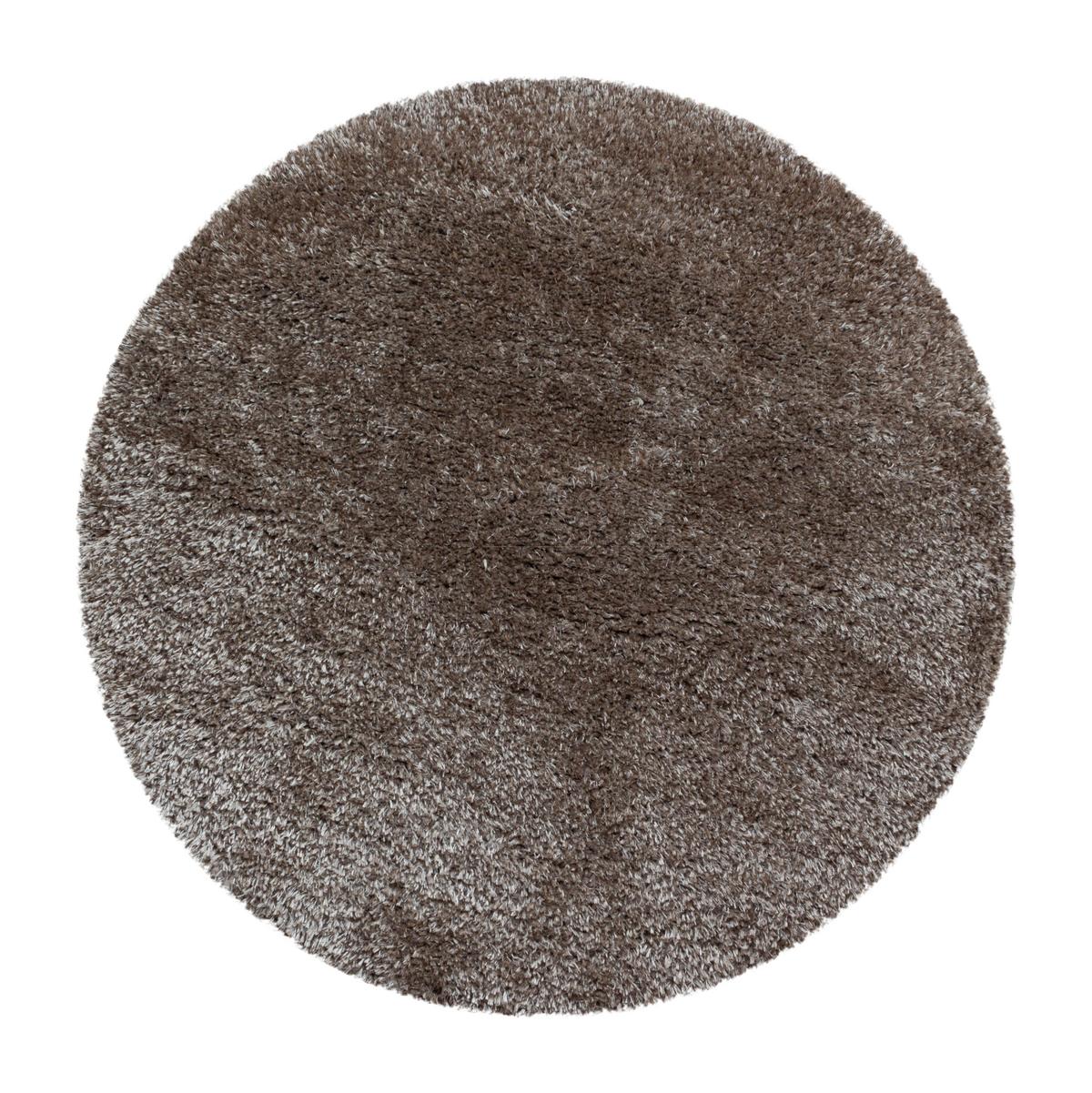 Koberec s vysokým vlasom BRILLIANT 120cm - sivohnedá, Basics, textil (120cm)
