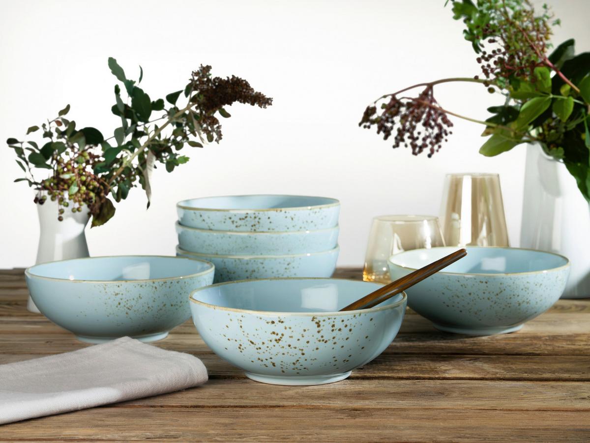 SCHÜSSELSET 22069 NATURE COLLECTION - Pastellblau, Trend, Keramik (16,5cm) - Creatable