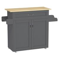 SERVÍROVACÍ VOZÍK PASTANO - dub medový/antracitová, Basics, kov/kompozitné drevo (114/89/39cm) - MID.YOU