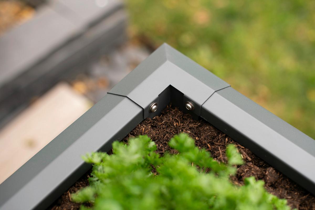 Hochbeet Primus M - Anthrazit, KONVENTIONELL, Metall (50/100/77cm)