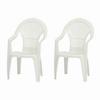 Stapelsessel M73533 - Weiß, KONVENTIONELL, Kunststoff (54/93/57cm) - Siena Garden