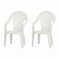 Stapelsessel M73533 - Weiß, KONVENTIONELL, Kunststoff (54/93/57cm) - Siena Garden